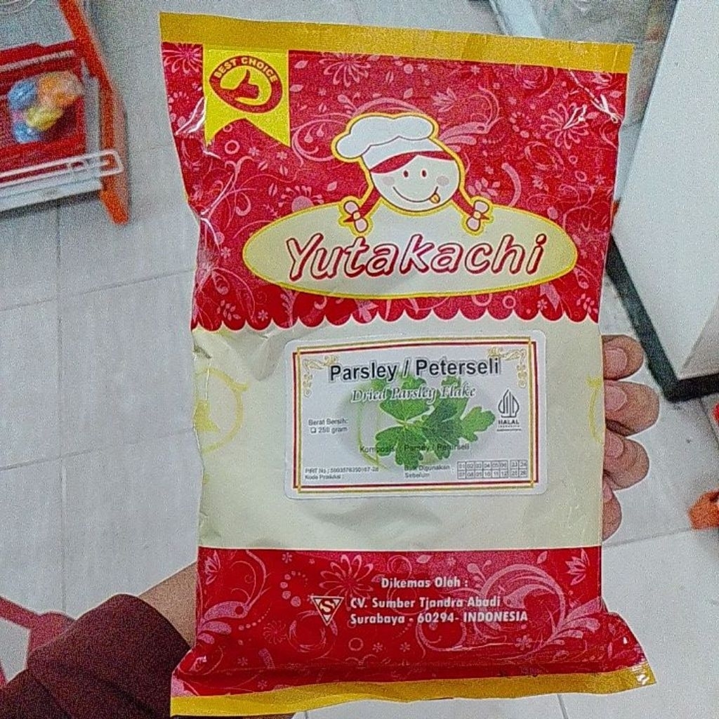 

yutakachi parsley kering 250gr peterseli daun