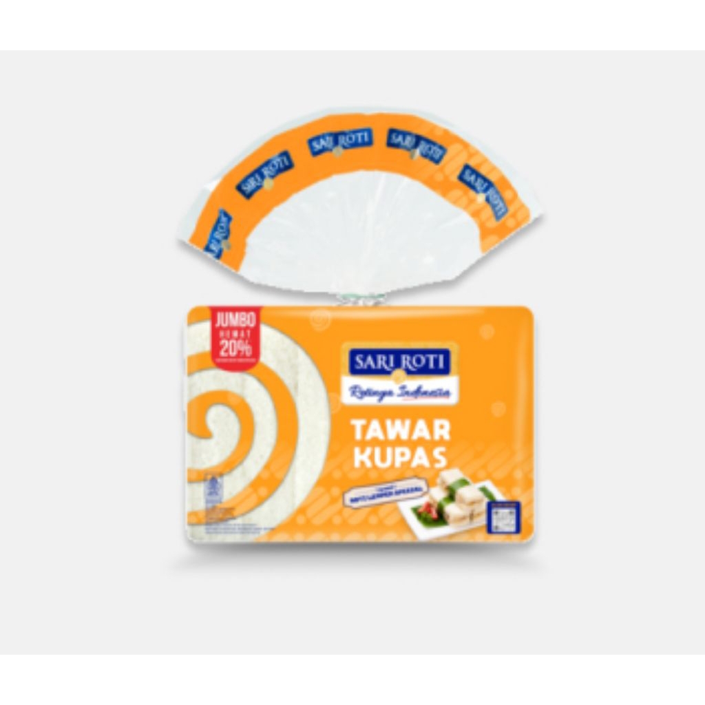 

Sari Roti Tawar Kupas Jumbo Tanpa Kulit Isi 15 Lembar Mengandung Vitamin Dan Mineral