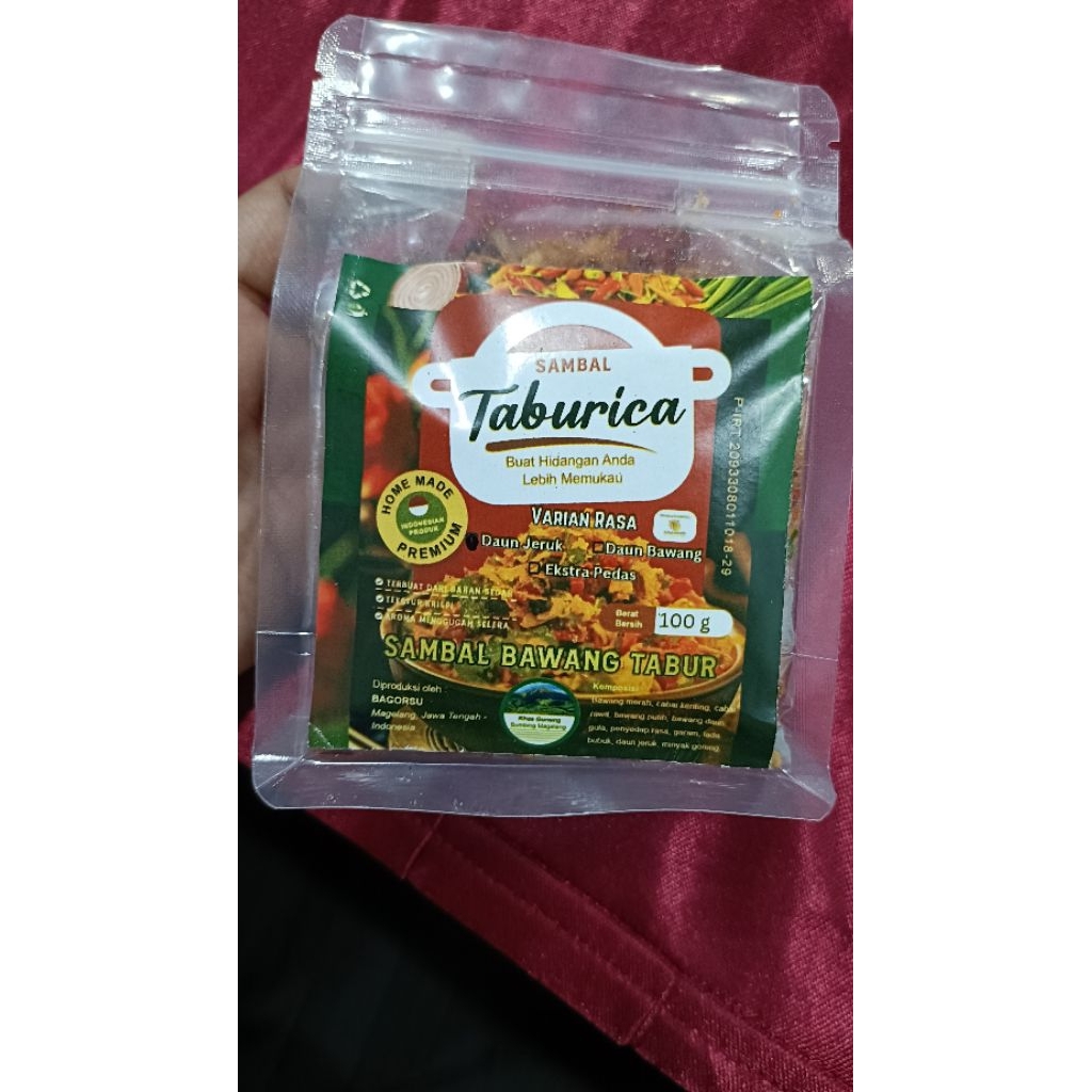 

Sambal Bawang Tabur Taburica 100gr