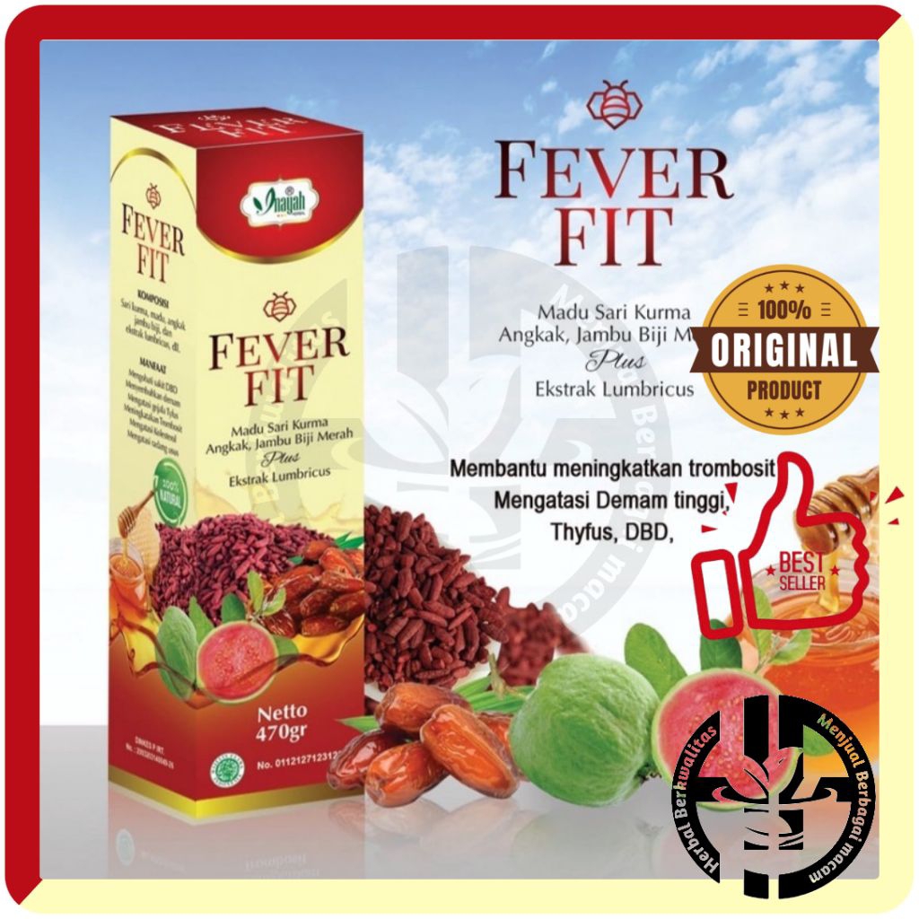 

Fever Fit Inayah Madu Sari Kurma 100% ASLI Membantu Meningkatkat Trombosit Isi 470 gram