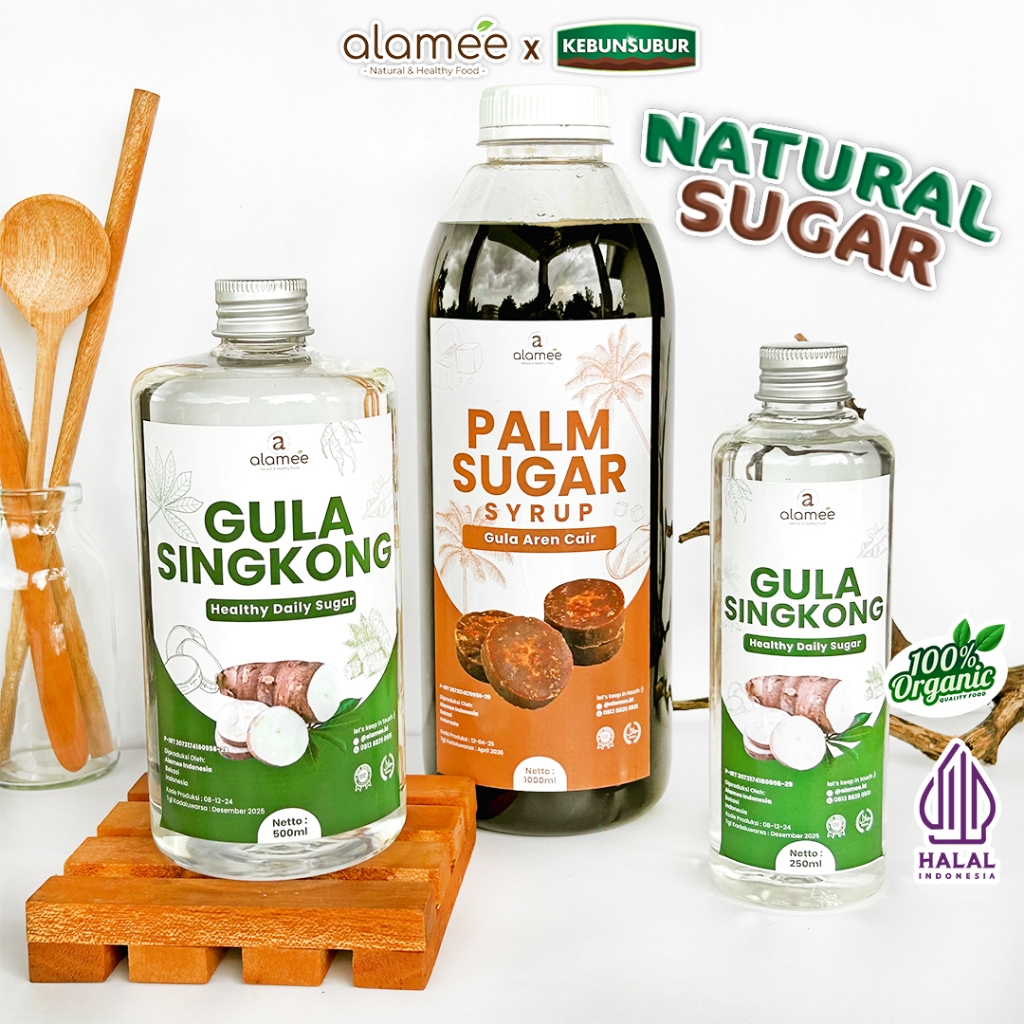 

alamee gula cair gula singkong gula aren quality murni tanpa bahan tambahan lain kebunsubur