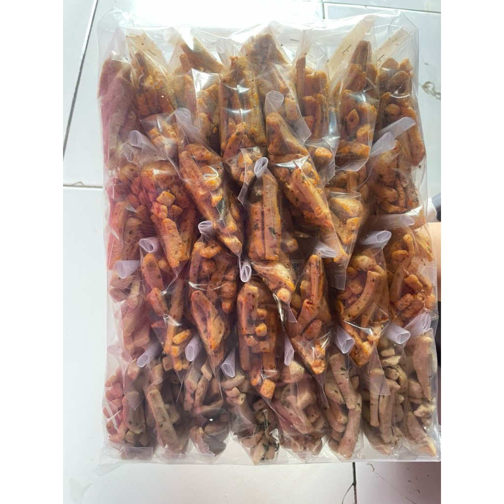 

Basreng Chili oil pedas daun jeruk 1 Pack