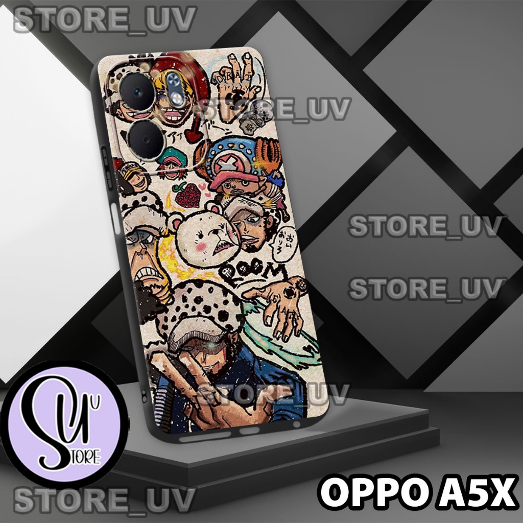S8 Case OPPO A5X  - Motif ANIME - Casing Lucu - Softcase Keren - Bahan Karet Lentur - store uv