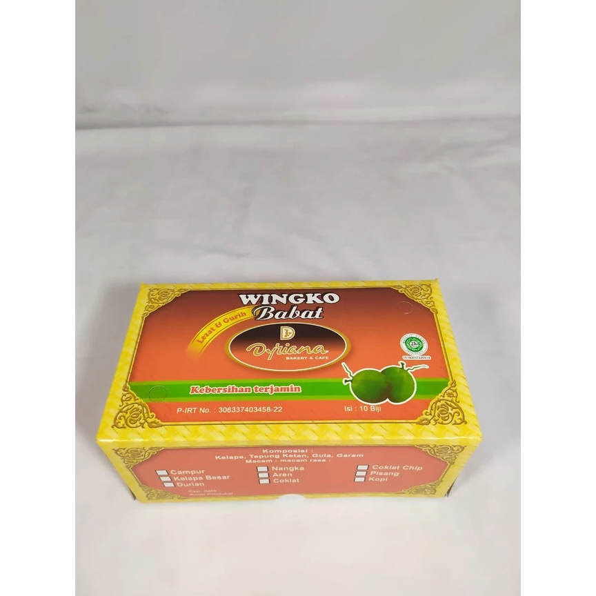 

OLEH OLEH SEMARANG Dyriana Wingko Babat (isi 10)