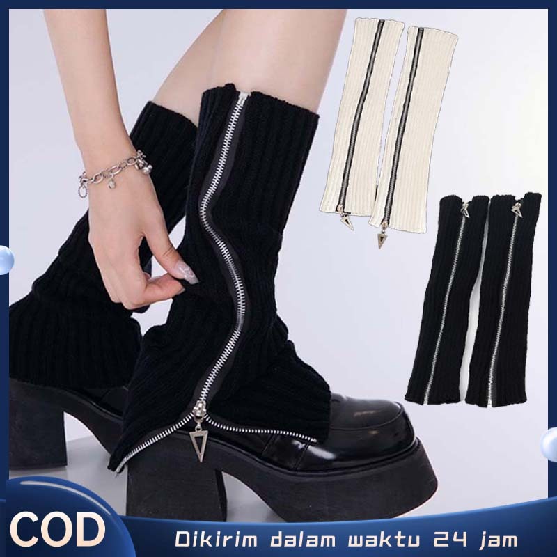 Leg Warmer Dengan Ritslet Leg Warmer Socks Jepang Warmer Kaki Kaos Kaki Leg Warmer Leg Warmer Y2k