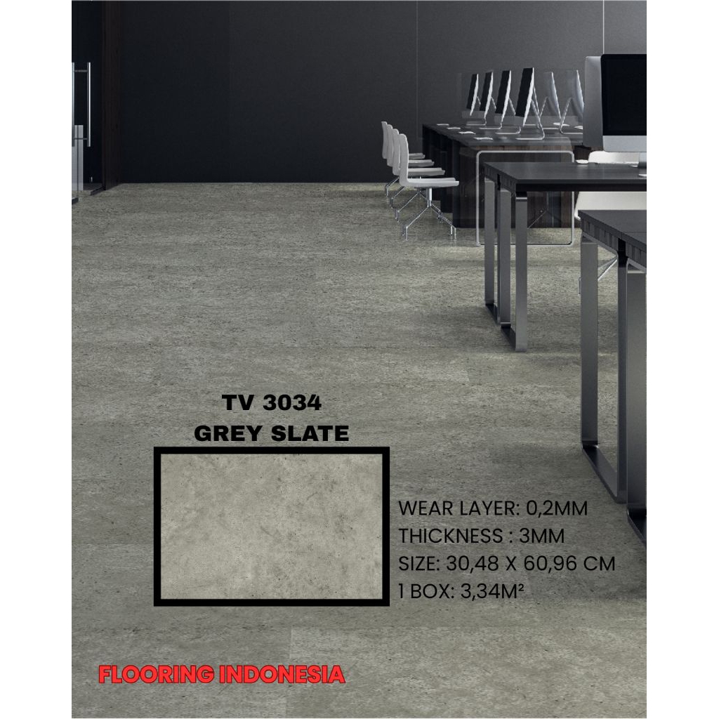 TACO Stone series Vinyl lantai TV 3024/Box
