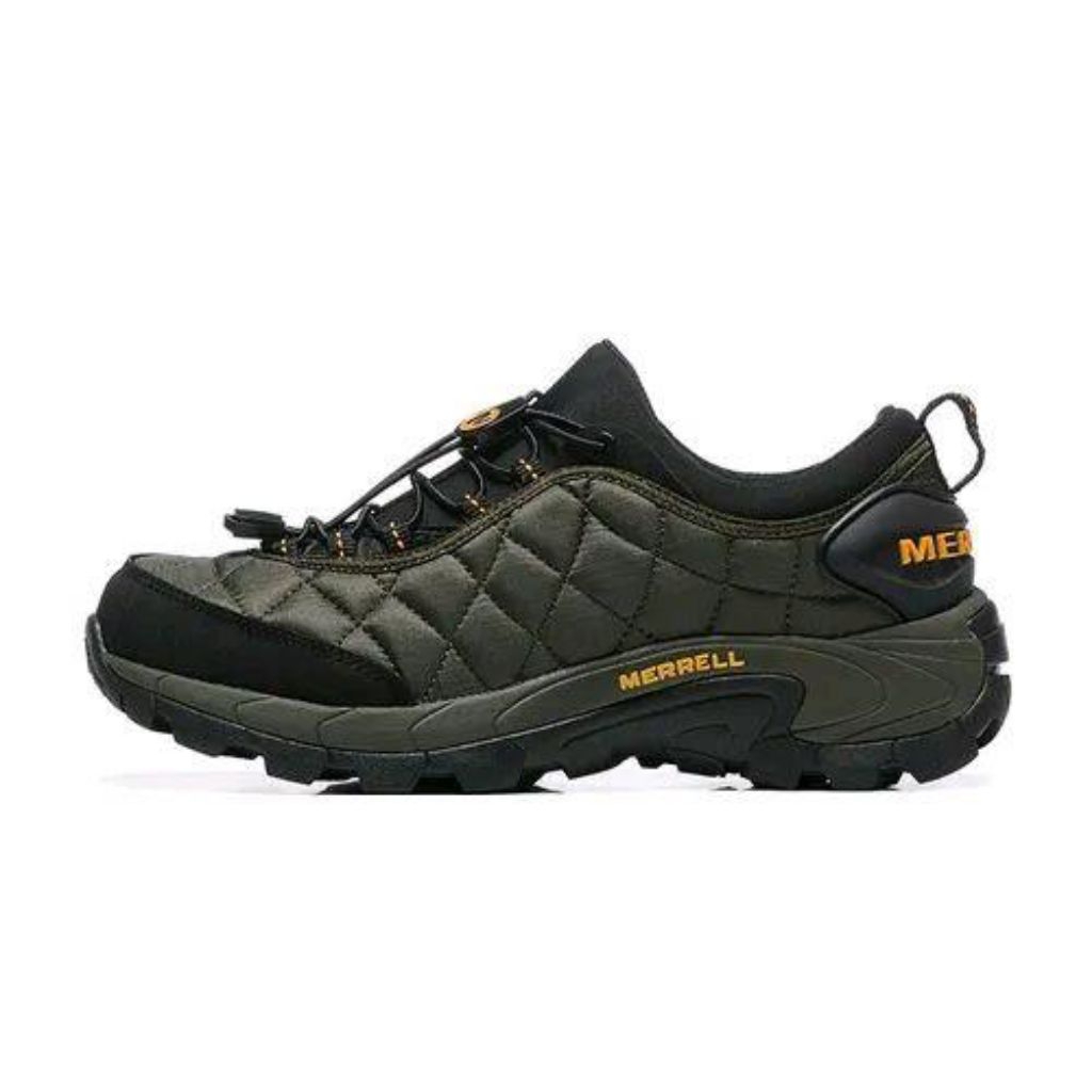 Sepatu Hiking Merrell Winter Warm Mountaineering Shoes Men's Waterproof - Black,