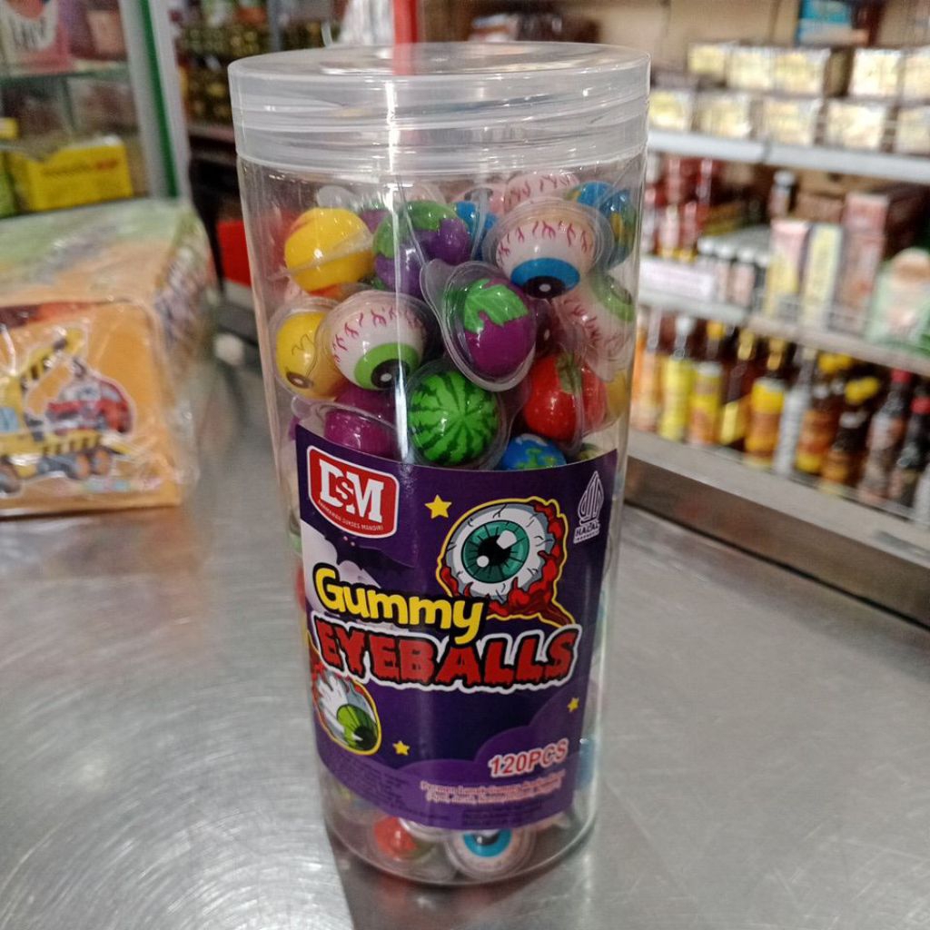 

permen lunak gummy eyeballs mini