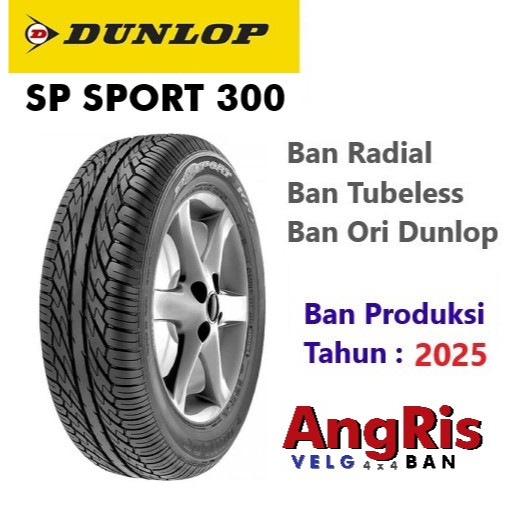 Dunlop SP Sport 300 185 65 R15 88H Ban SP300 Ring 15 Mobil Oem Honda Mobilio  Avanza Veloz  All New 