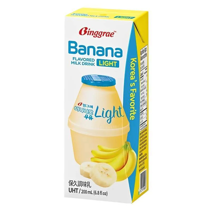

BUY 1 GET 1 FREE - Binggrae Banana Light / Minuman Susu Korea Rasa Pisang 200 Ml
