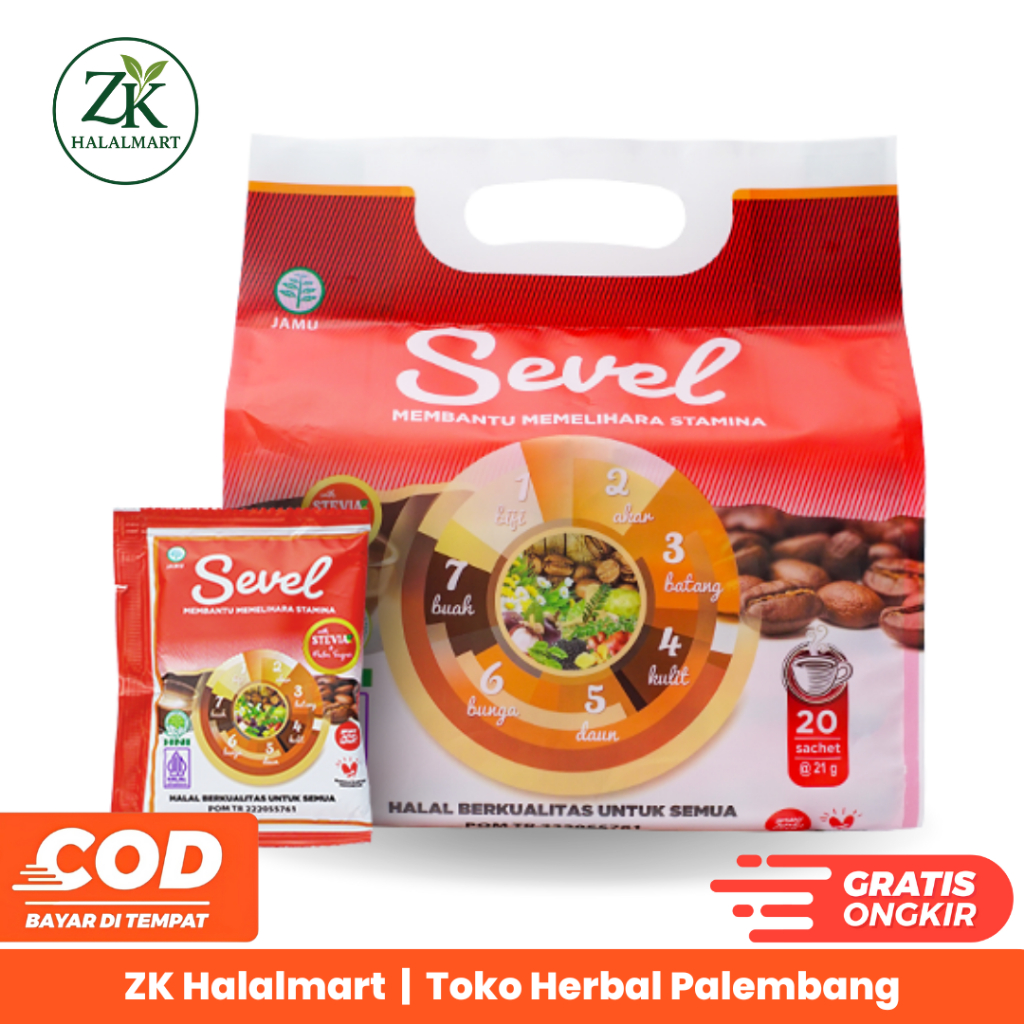 

Kopi Sevel Kopi Menyehatkan Membantu Memelihara Stamina Tubuh Isi 20 Sachet
