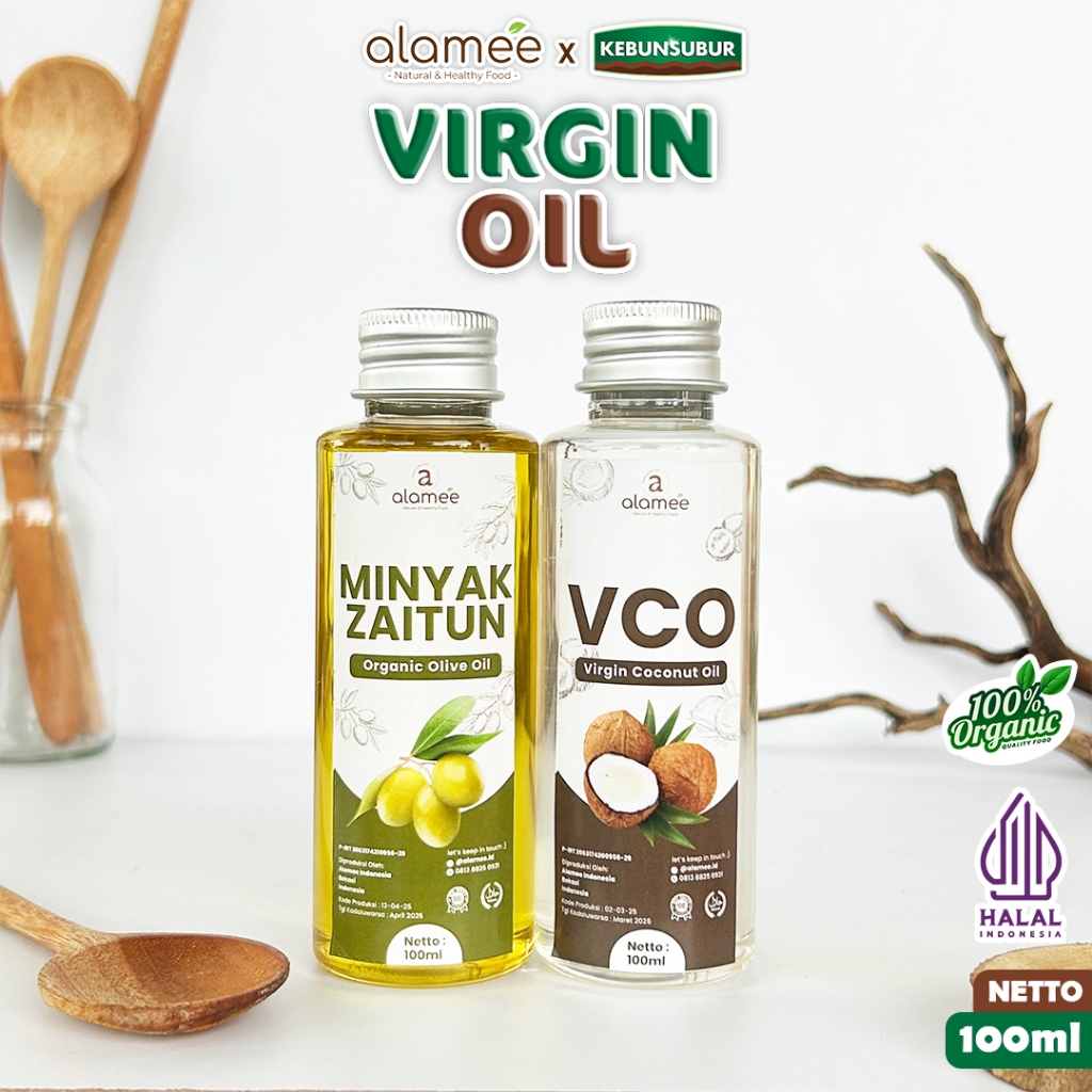 

alamee 100ml minyak murni tanpa campuran kimia dengan kandungan alami minyak vco minyak zaitun kebunsubur