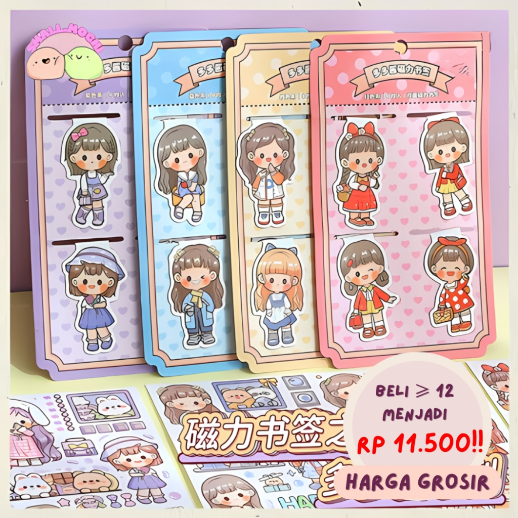 

Klip Lipat Alat Pembatas Buku Magnet Magnetic Bookmark Clip TLD101
