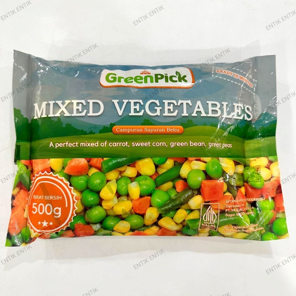 

Mixed Vegetables Green Pick 500gr GREENPICK