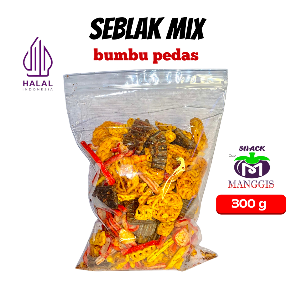 

Seblak Mix 300 Gram Bumbu Pedas/ Seblak Mix Bumbu Pedas viral / MANGGISRAYA / Pedas Nikmat