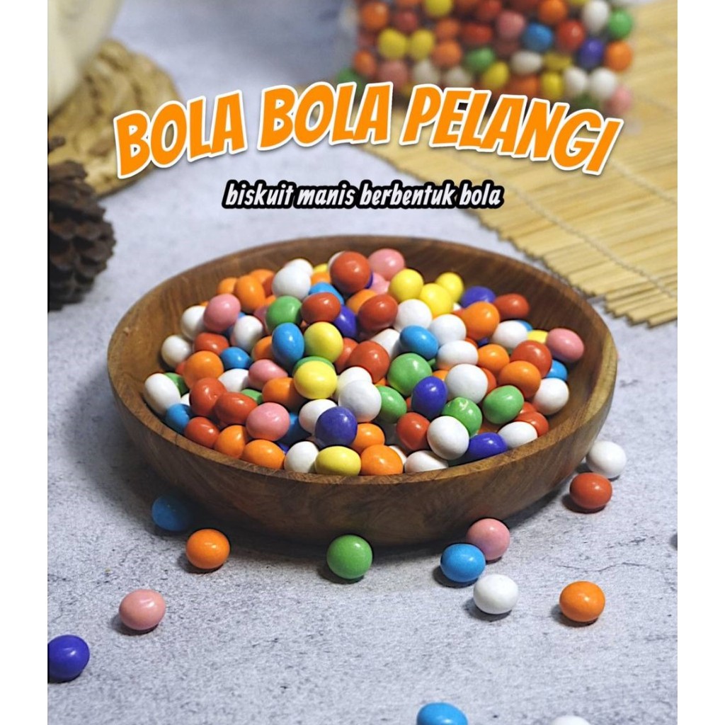 

BISKUIT BOLA BOLA PELANGI 200 GRAM
