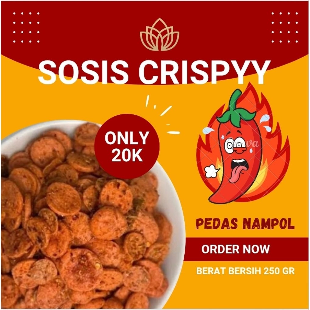 

SosisCrispyPedasGila|SosisGaringRenyah|CemilanPedasKekinian|SosisGorengKering|SnackViral|CemilanMurah|SosisKeringPedas|SosisCrispyKemasan|CemilanAnak|SosisPedasGaring|SnackPedasGila|Berat250gr|MakananRinganEnak