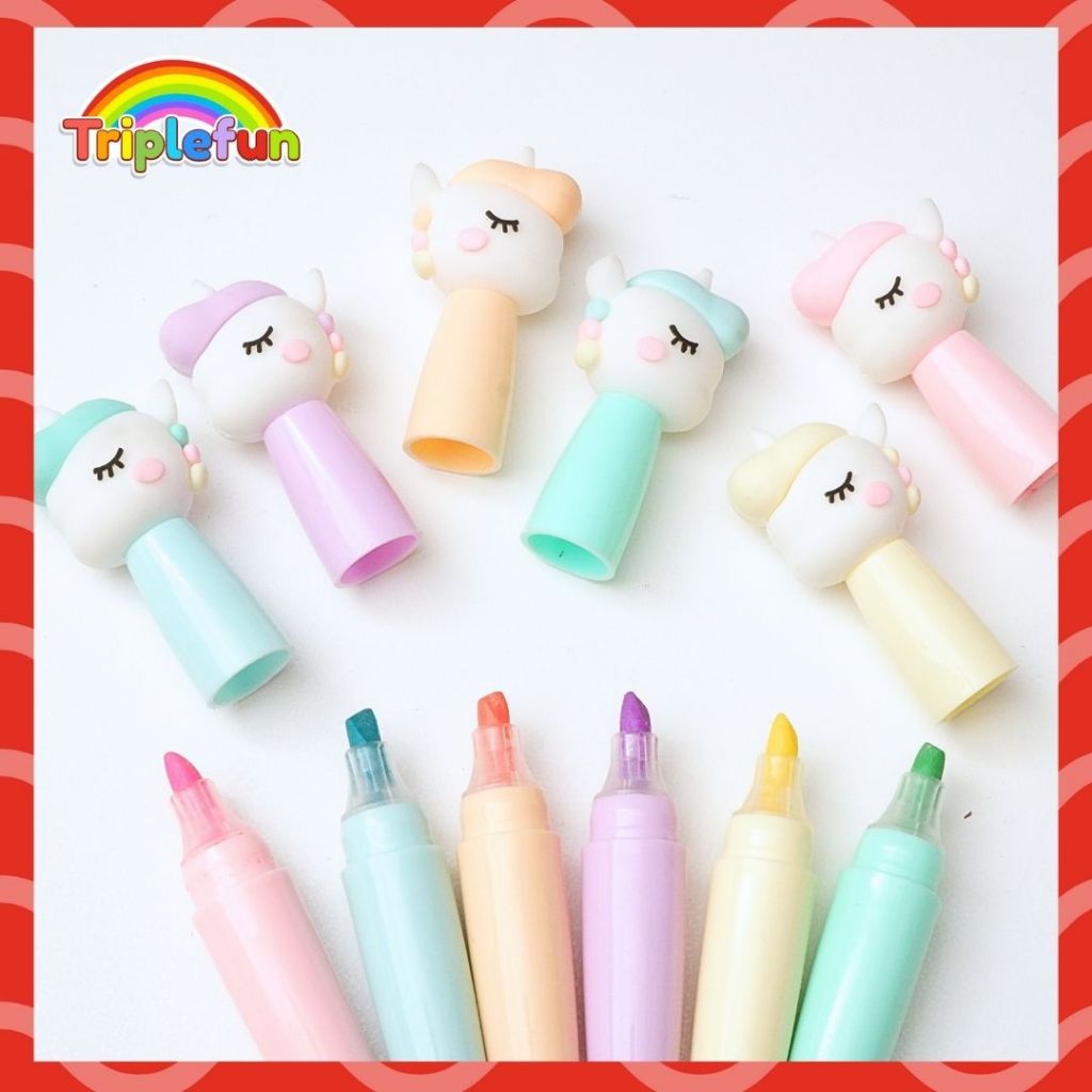 

Triplefun Highlighter 3D XYUEH XYH-985 Unicorn Head Kuda Poni Lucu Marker Textliner Penanda Buku Grosir Bisa COD