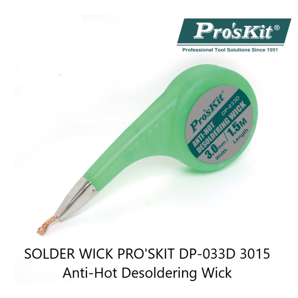 SOLDER WICK PRO'SKIT DP-033D 3015 ANTI-HOT DESOLDERING WICK ORIGINAL