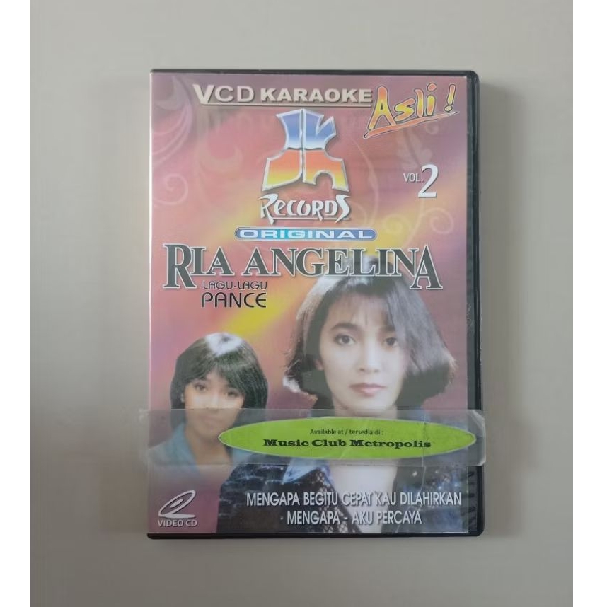 VCD KARAOKE RIA ANGELINA - JK RECORD VOL.2