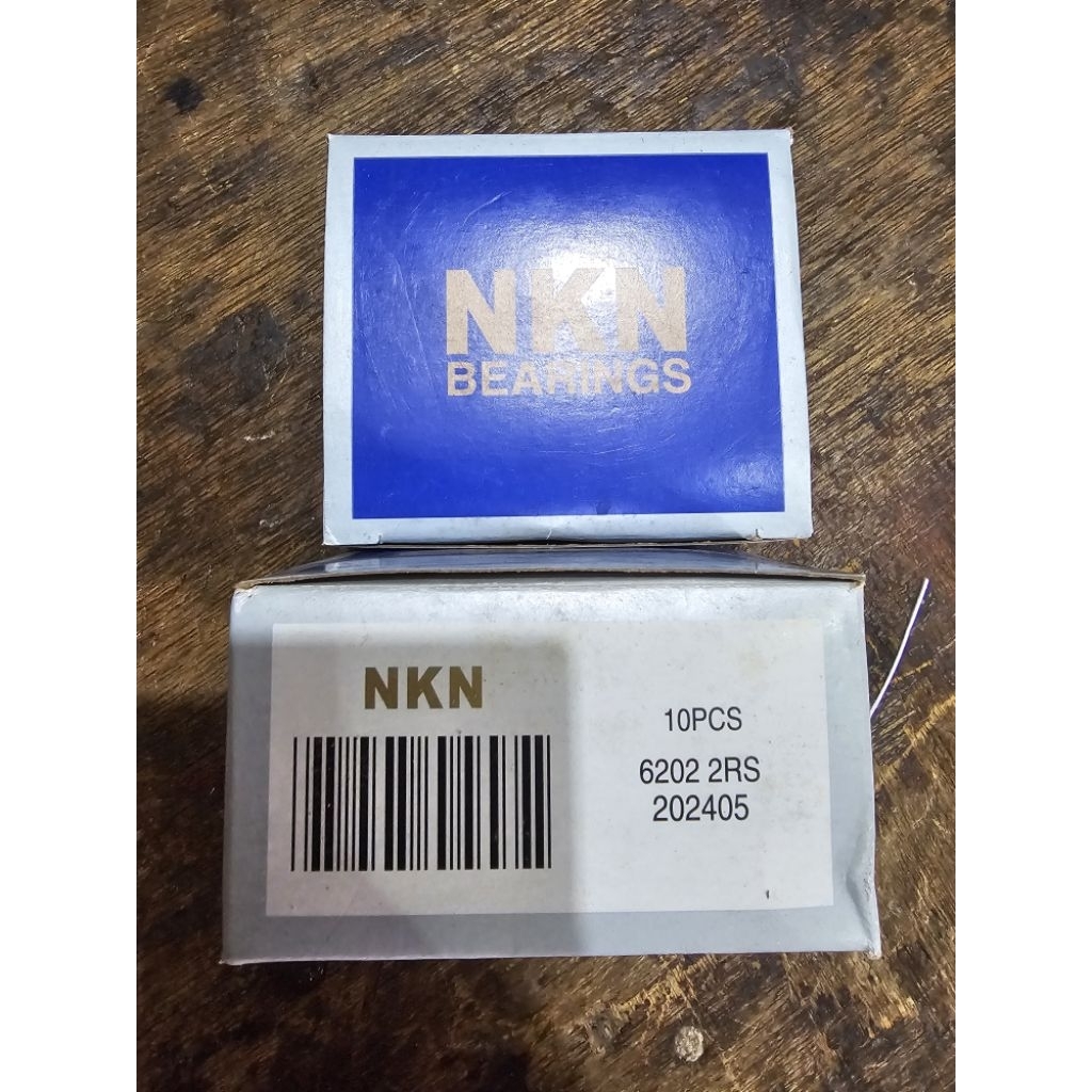 laher bearing pompa air NKN 6202 2RS tutup karet