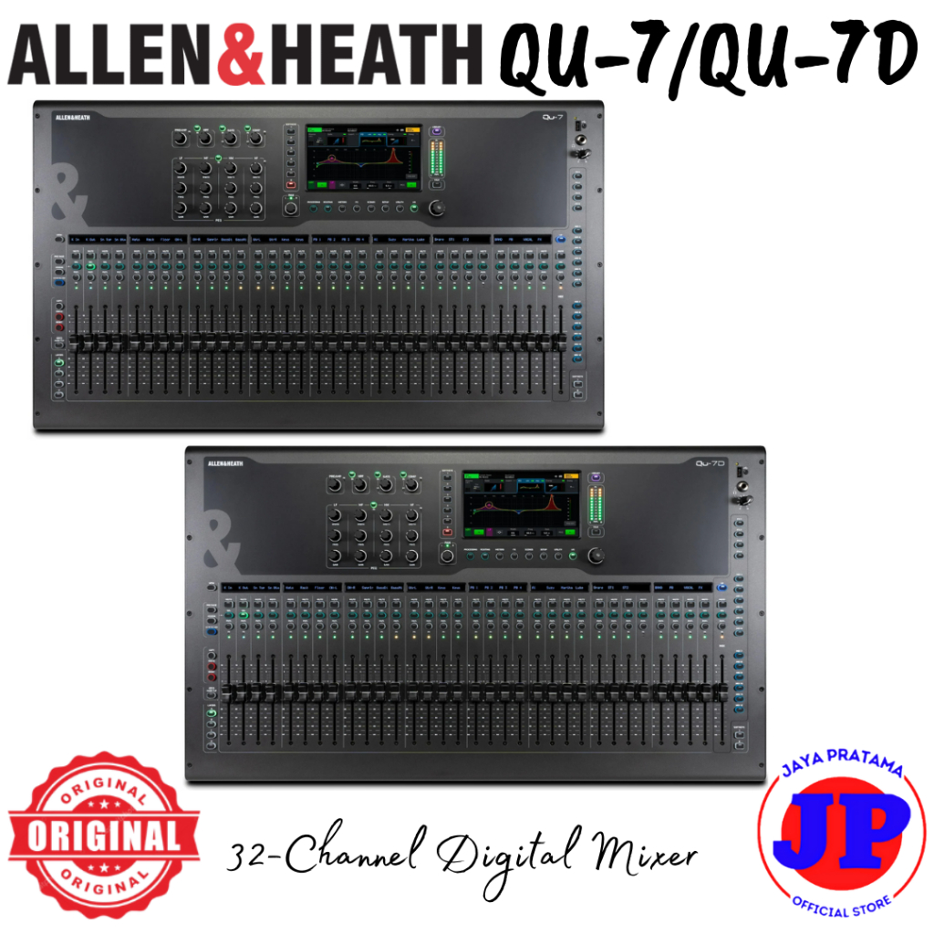 Allen & Heath QU-7 / QU-7D Dante 32-Channel Digital Mixer Original QU7 / QU7D