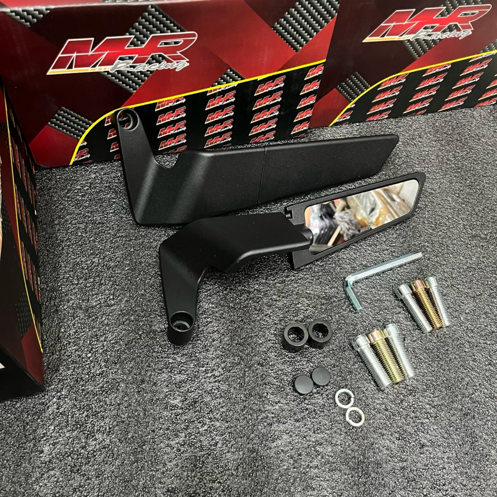 Spion Sayap Lipat 0-24 MHR Racing Universal Honda Yamaha Nmax Old Nmax New Nmax Neo Nmax Neo S Nmax 