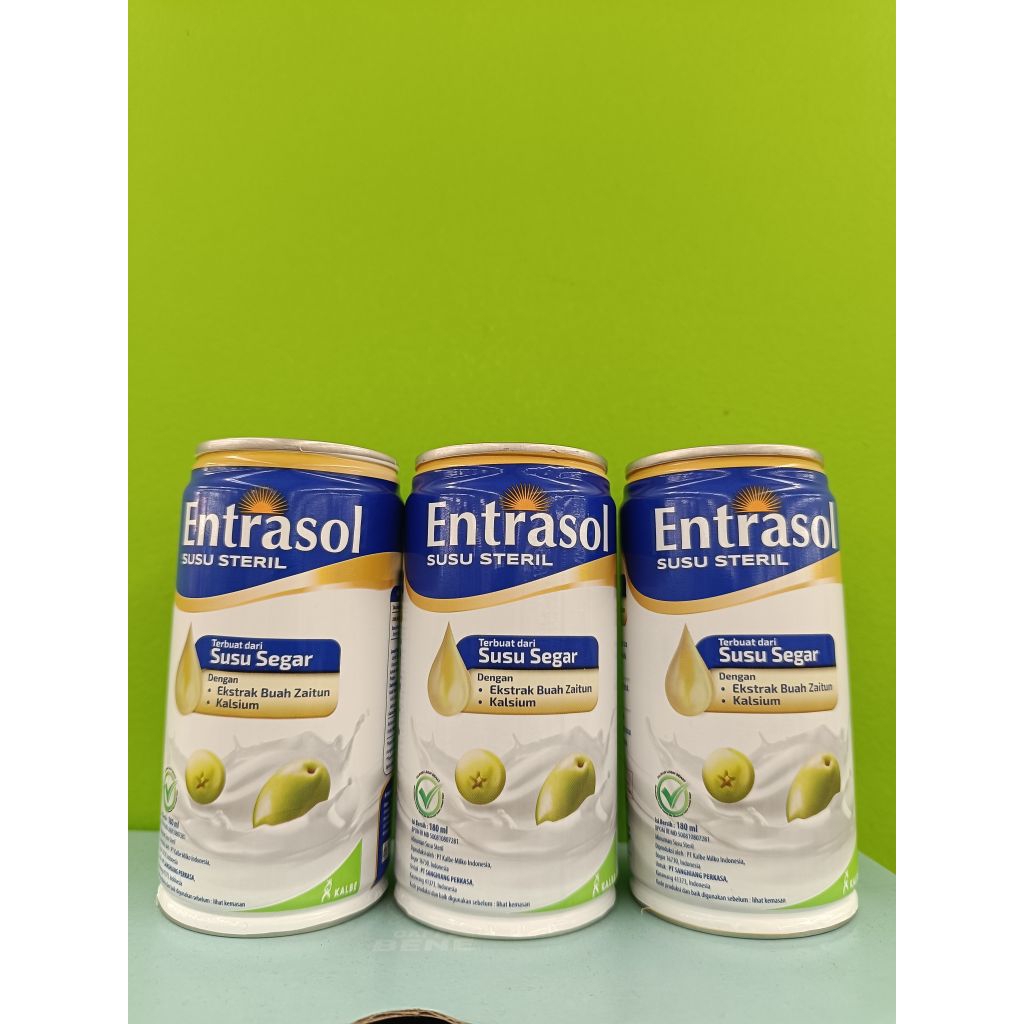 

entrasol ekstrak buah zaitun can susu steril cair 180 ml