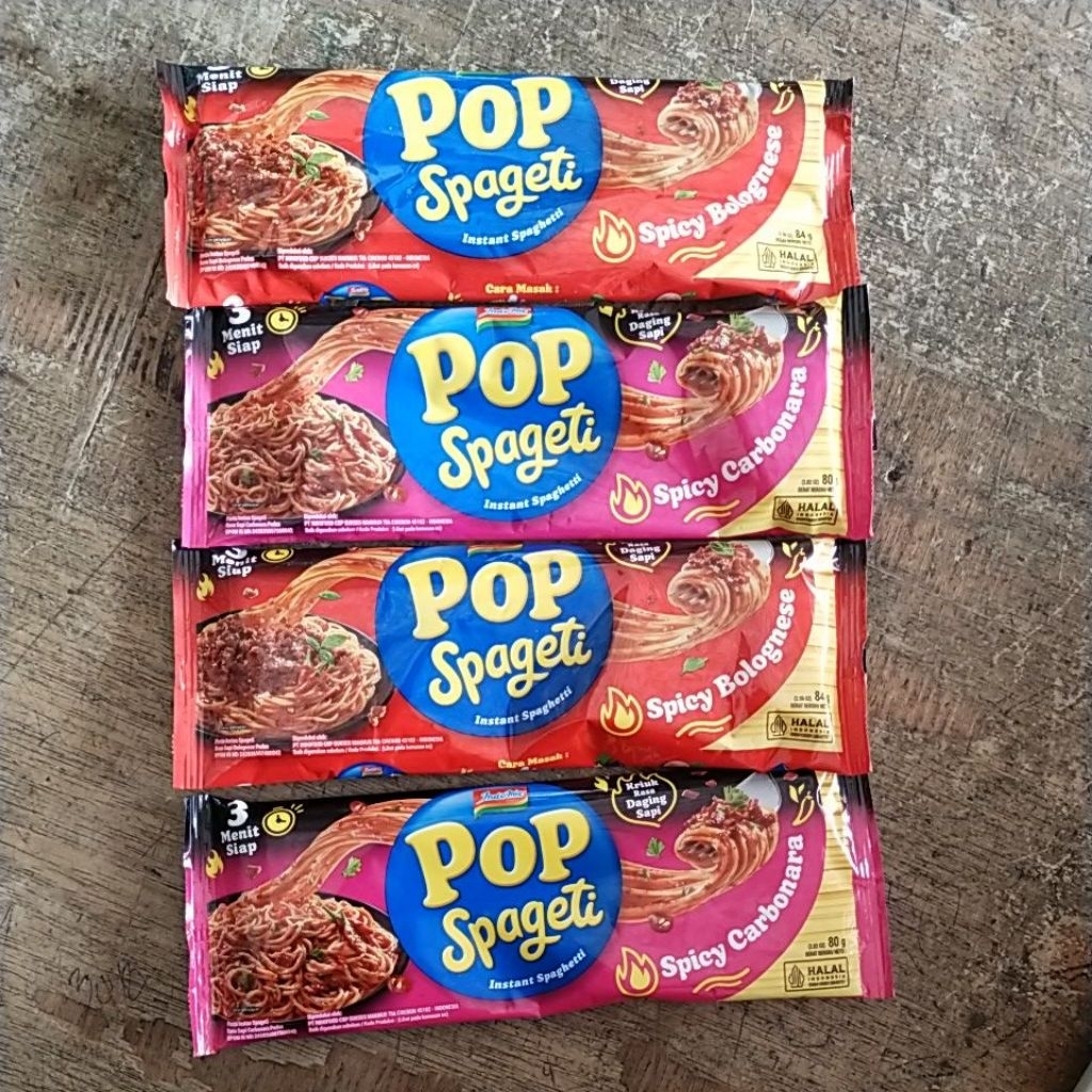 

pop spageti instant spaghetti 84 gram