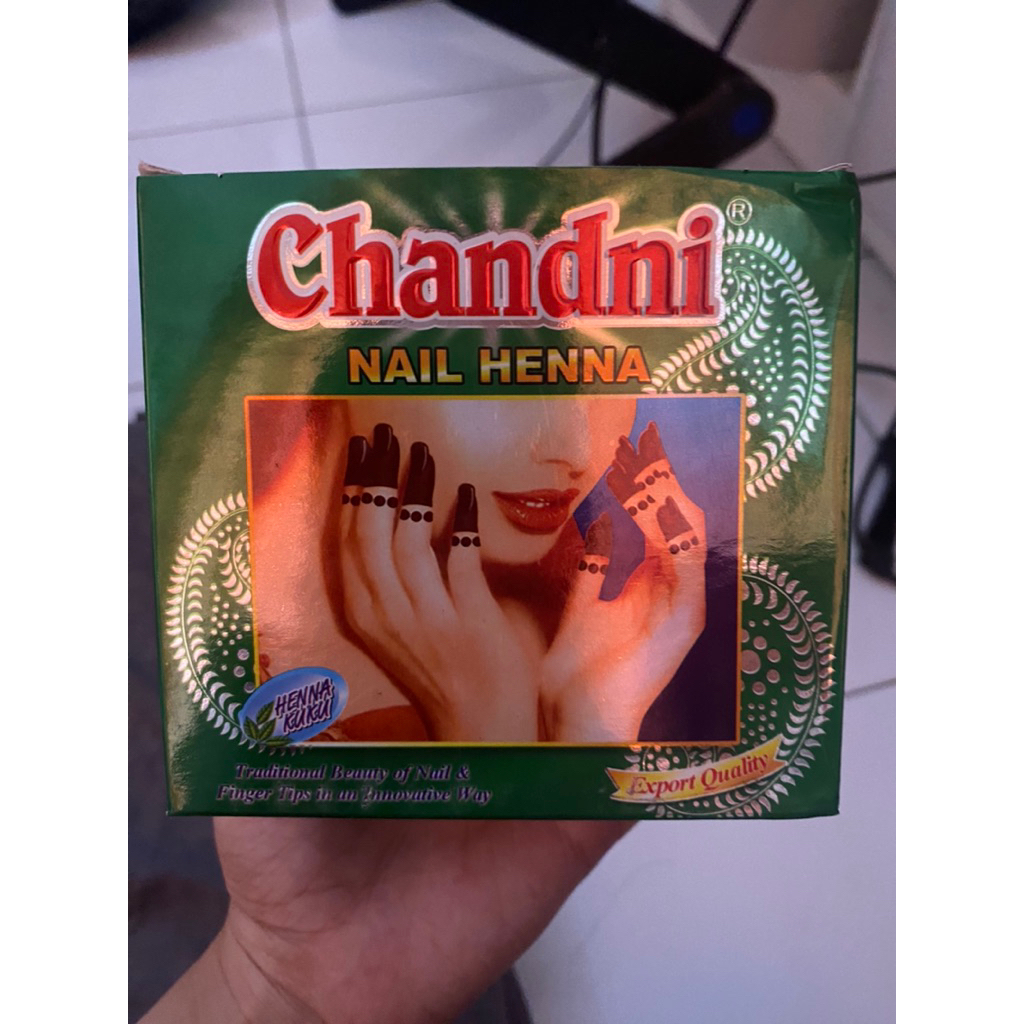 Chandini Nail Henna 1 Lusin (12 pcs)