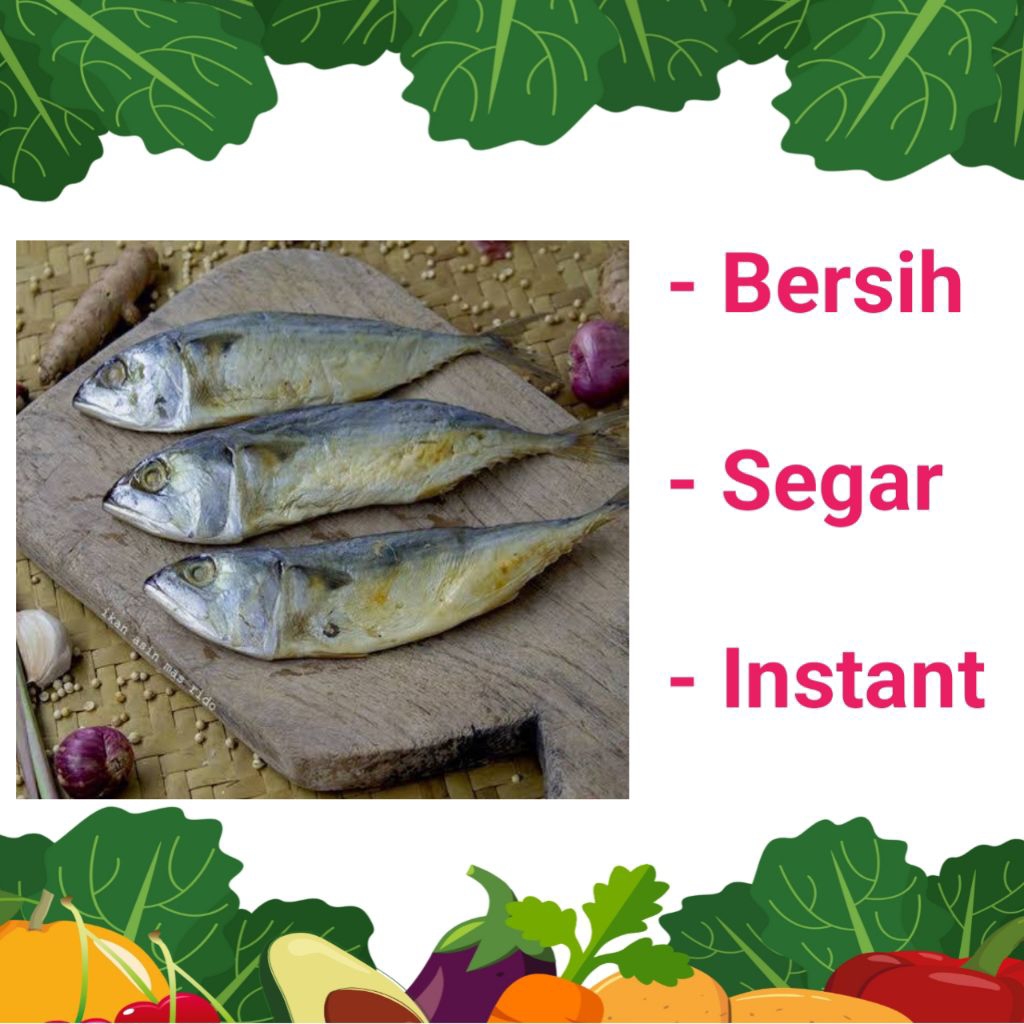 

IKAN ASIN PEDA/PEDO SEGAR - PALEMBANG