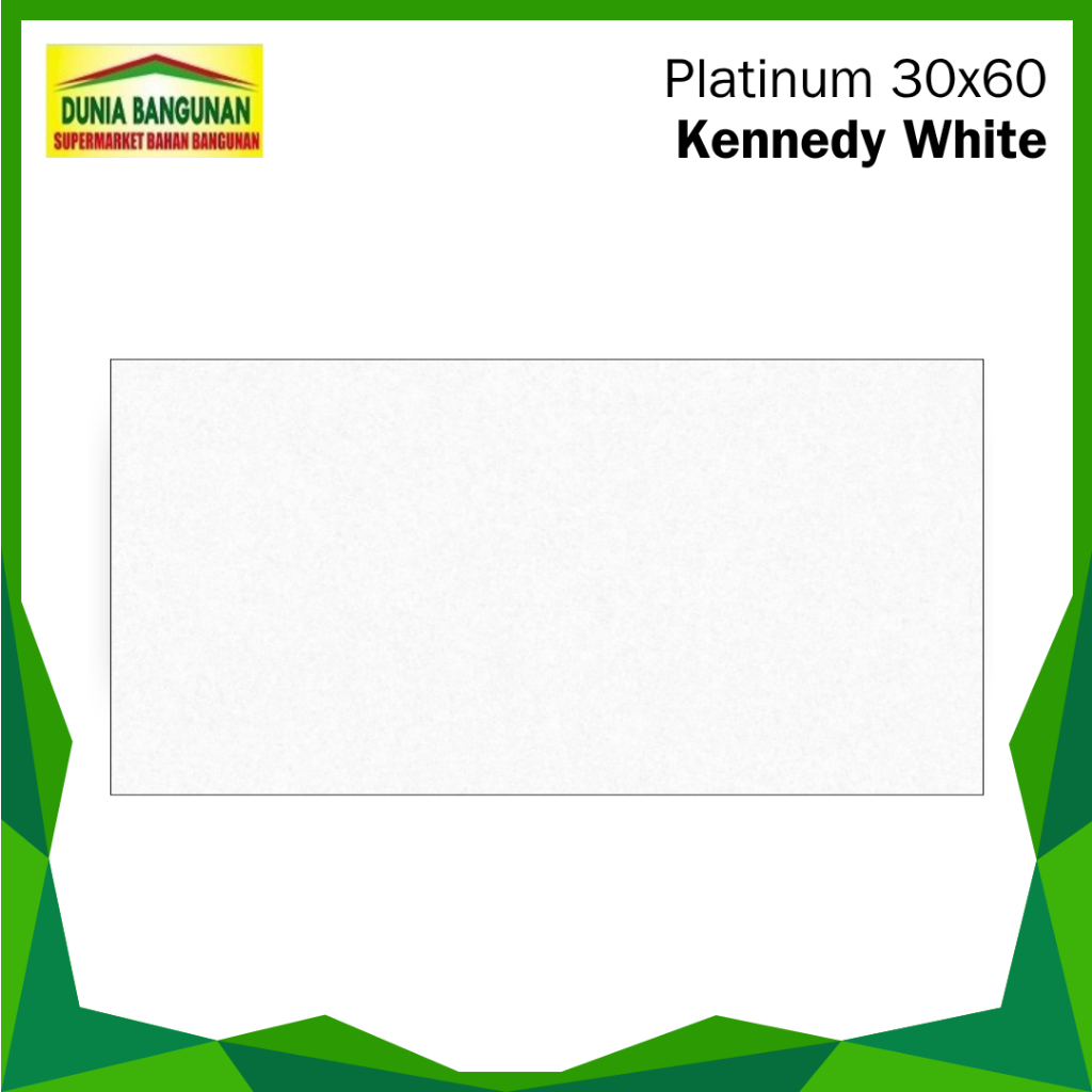 Keramik Platinum 30x60 Kennedy White Keramik Dinding