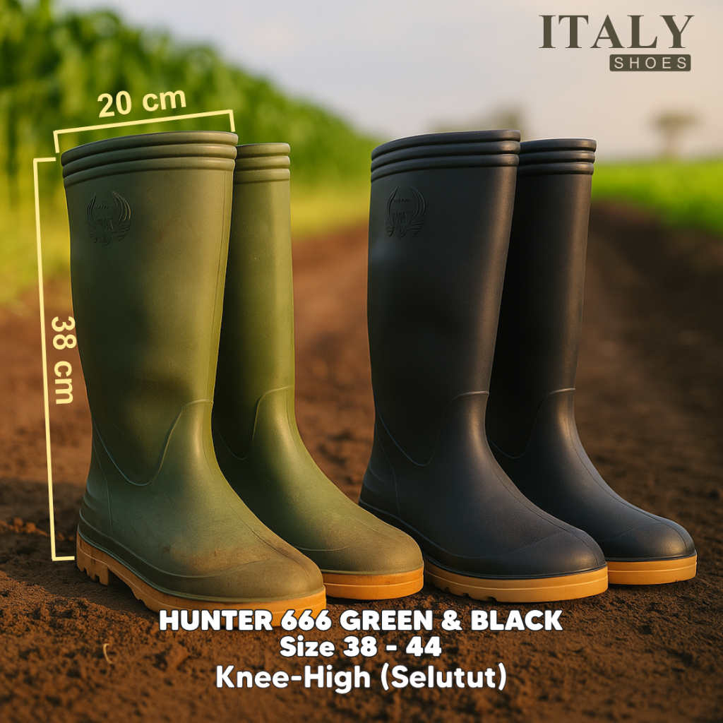 BISA COD SEPATU BOOT PRIA HUNTER TINGGI DEWASA BUKAN AP BOOT