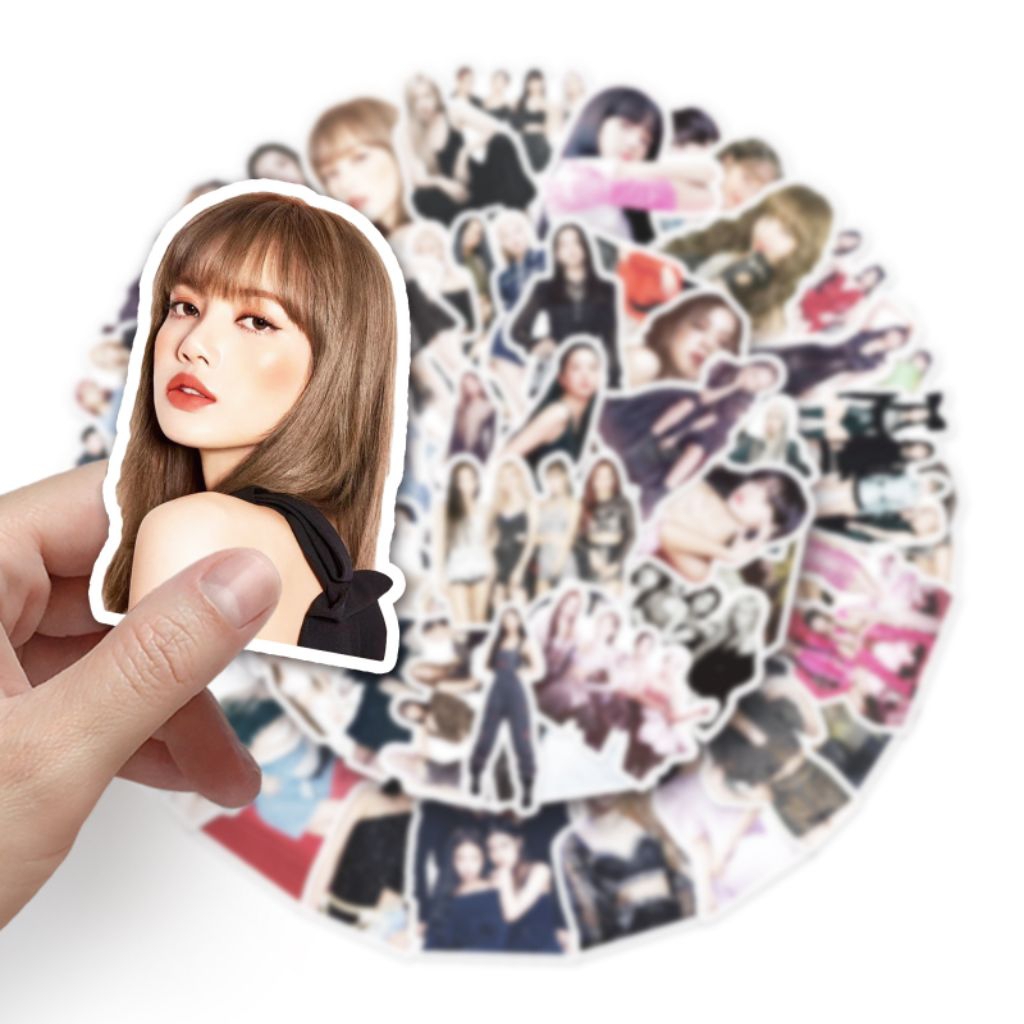 

[50 Pcs] DECO STICKER | STICKER DIY | JURNAL AESTHETIC blackpink grafiti pribadi lintas batas bintang sekitar dukungan DIY cangkir koper stiker bagasi