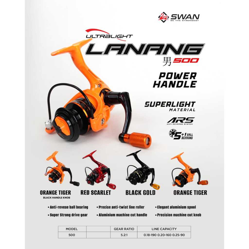 Reel Pancing Swan Lanang Ultralight 500