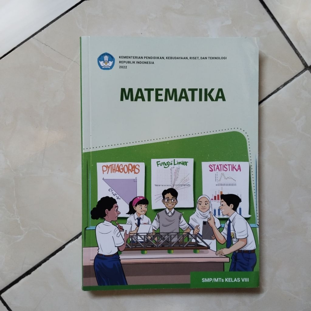 BUKU PAKET PELAJARAN MATEMATIKA EDISI REVISI KELAS V111/8 SMP DIKNAS KURIKULUM MERDEKA
