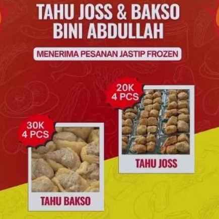 

TAHU JOSS SAYUR BAKSO SOIBAH BINI ABDULLAH