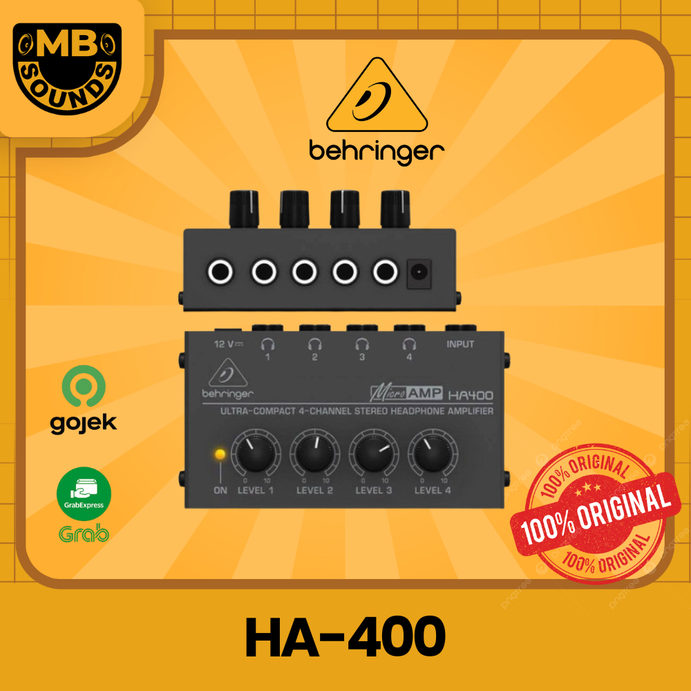 Behringer HA400 / HA 400 / HA-400 Headphone Amplifier ORIGINAL