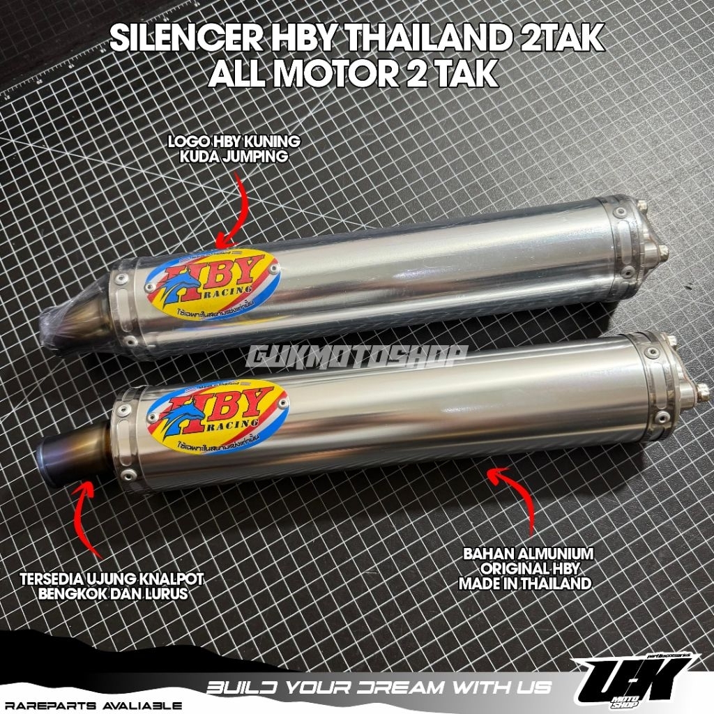 silencer HBY Thailand almunium original