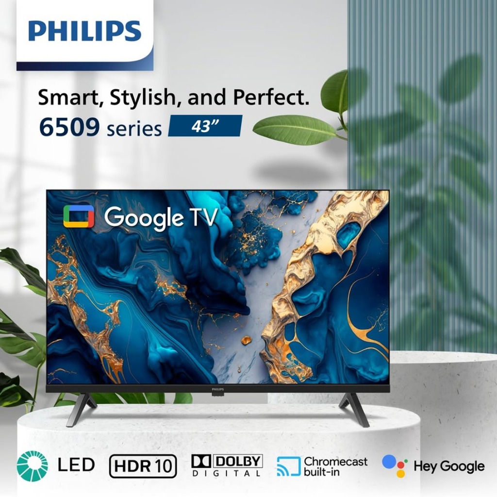 Google Smart TV Philips 43 Inch 43PFT6509/70 Full HD
