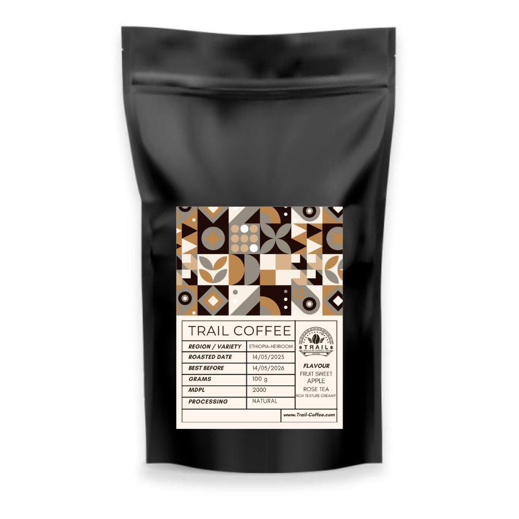 

ETHIOPIA-HEIRLOOM Speciality Beans Coffee 100gr, 250gr, 500gr