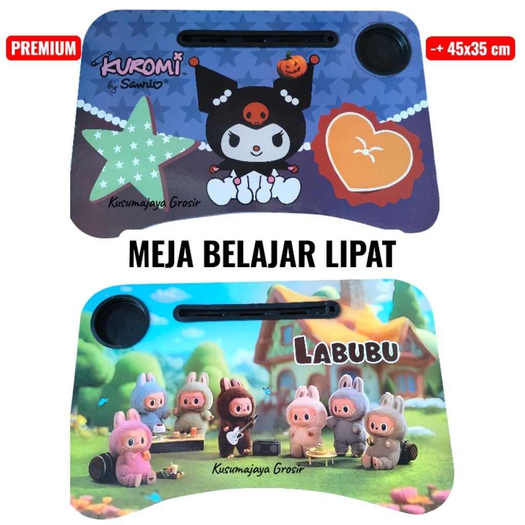 meja belajar lipat / meja lipat / meja karakter