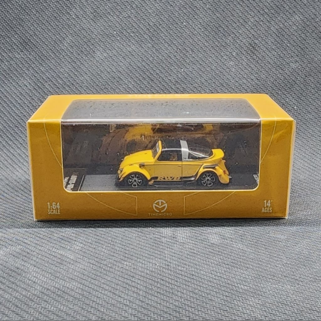 Time Micro VW Volkswagen Beetle RWB (Yellow)