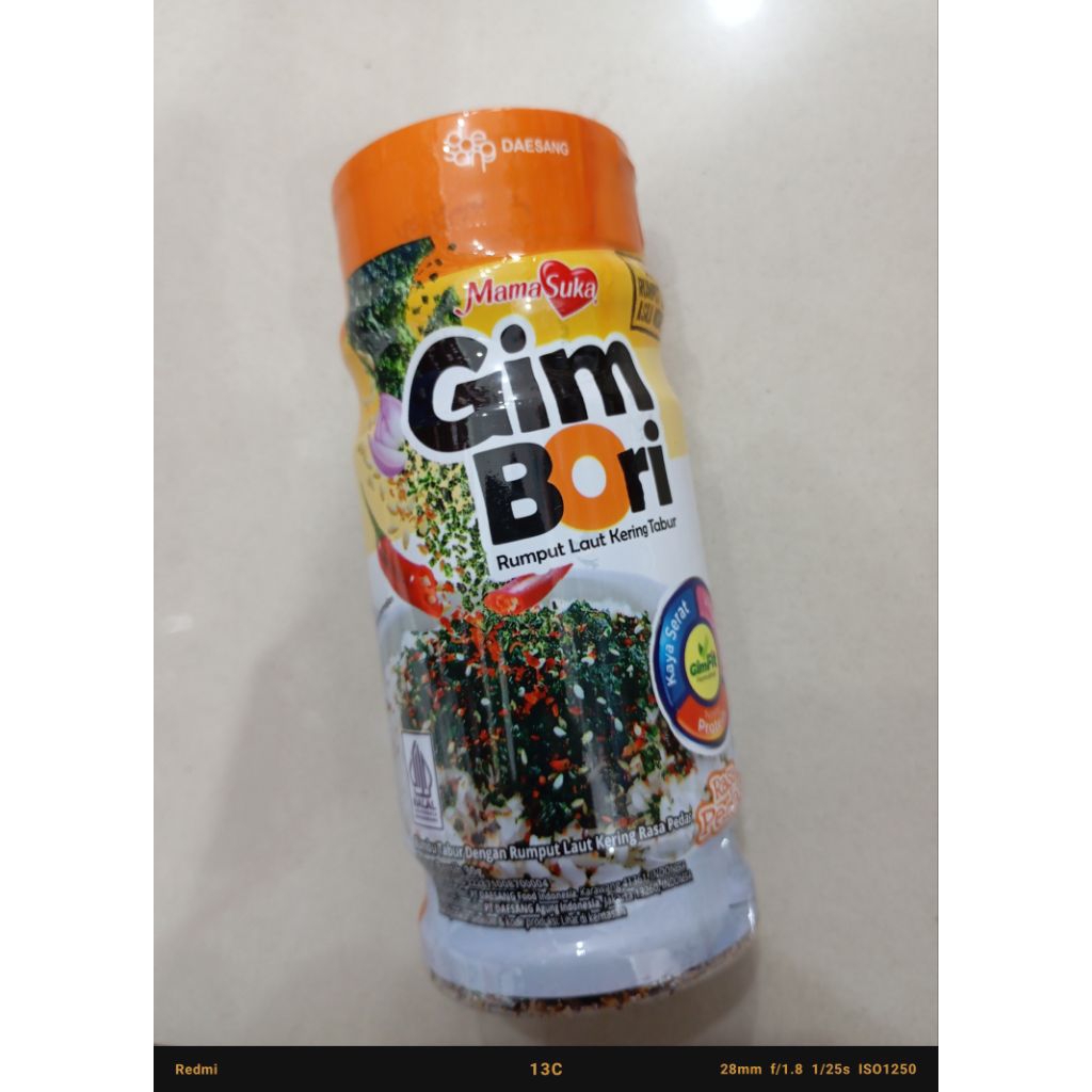 

GIM BORI Rumput Laut / Nori Tabur Pedas 30g Mamasuka