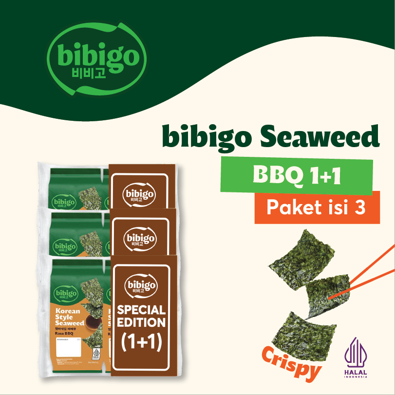 

Seoul Set - bibigo Korean Style Seaweed BBQ 4 Gram (1+1)