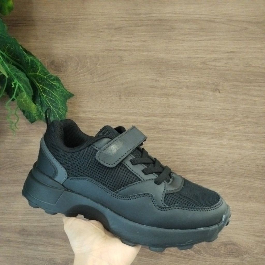 SEPATU SEKOLAH ANAK/SEPATU DANS HITAM HITAM ANAK