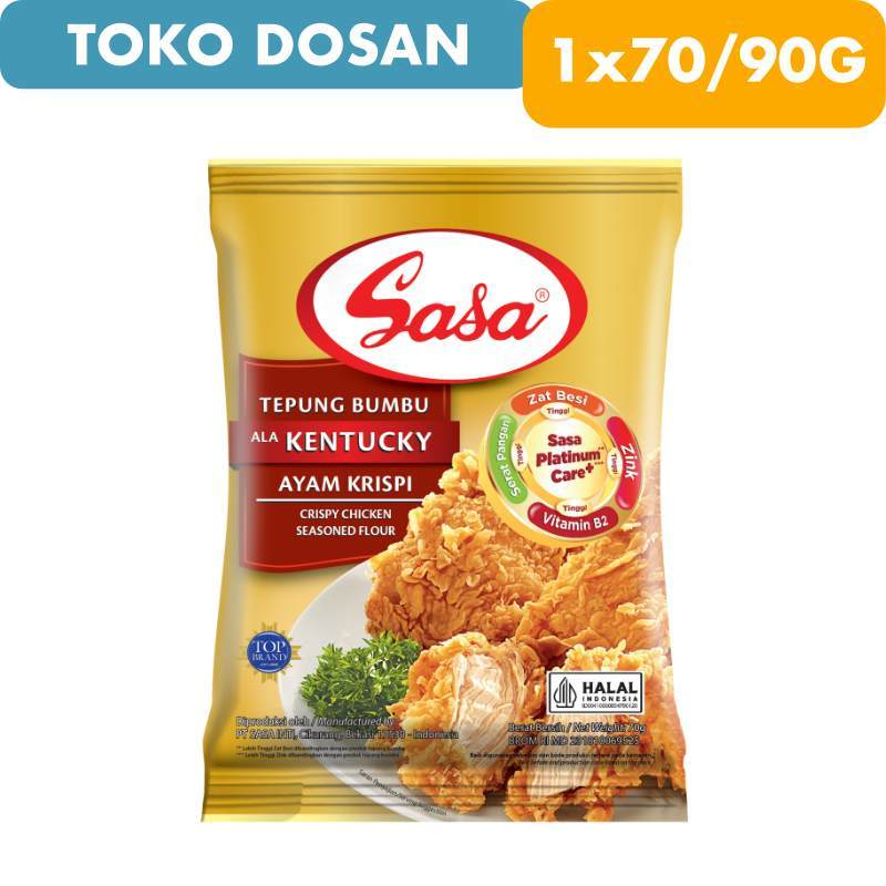 

Tepung Bumbu Kentucky Sasa 70/90g EXP 2026 [Tanpa min pembelian]