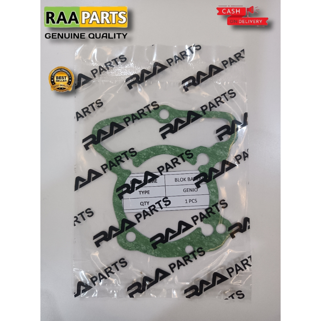 PAKING GASKET BLOK BAWAH HONDA GENIO