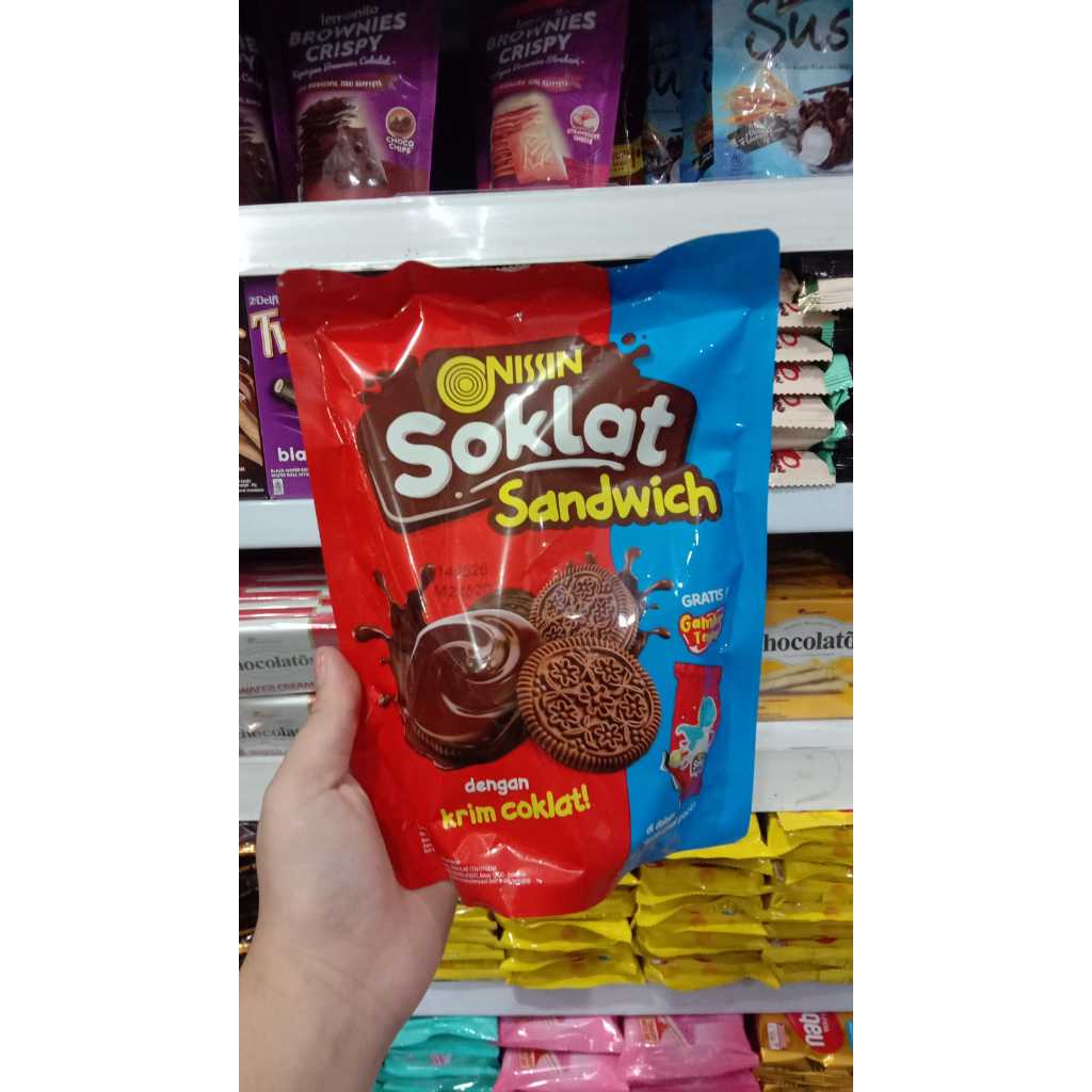 

Nissin Soklat Sandwich Pouch 90g