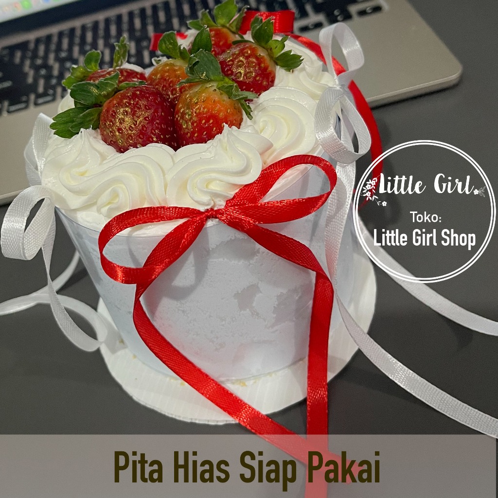 

Pita Hias Siap Pakai - Dekorasi Tumpeng 17an - Lomba Dekorasi Kemerdekaan - Merah Putih - Ribbon - Little Girl Shop